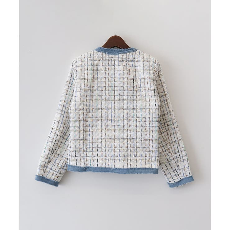 デニムトリミツィードジャケット | SpRay | 詳細画像15 