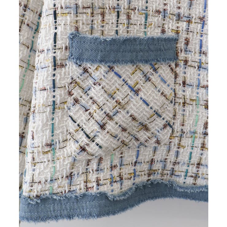 デニムトリミツィードジャケット | SpRay | 詳細画像19 