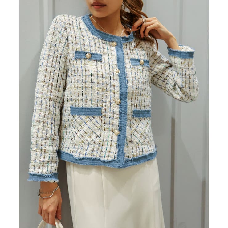 デニムトリミツィードジャケット | SpRay | 詳細画像7 