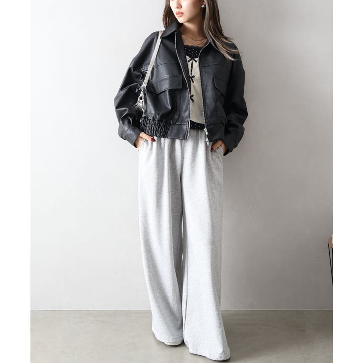 アンティークレザーダブルZIPブルゾン | SpRay | 詳細画像9 