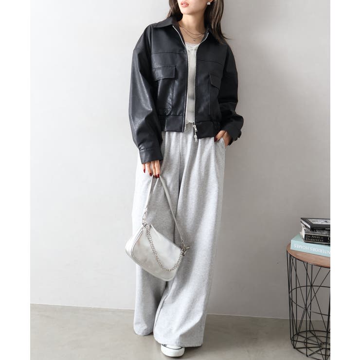 アンティークレザーダブルZIPブルゾン | SpRay | 詳細画像12 