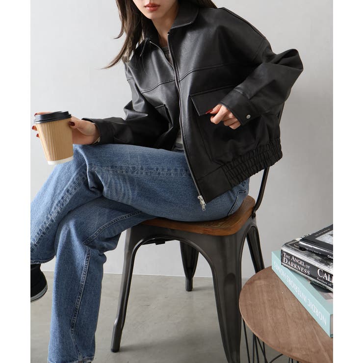 アンティークレザーダブルZIPブルゾン | SpRay | 詳細画像41 