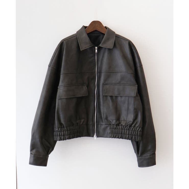 アンティークレザーダブルZIPブルゾン | SpRay | 詳細画像52 