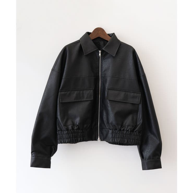 アンティークレザーダブルZIPブルゾン | SpRay | 詳細画像55 