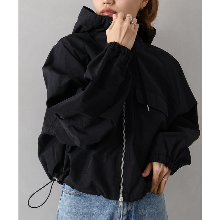 ナイロンダブルZIPフードブルゾン | SpRay | 詳細画像11 