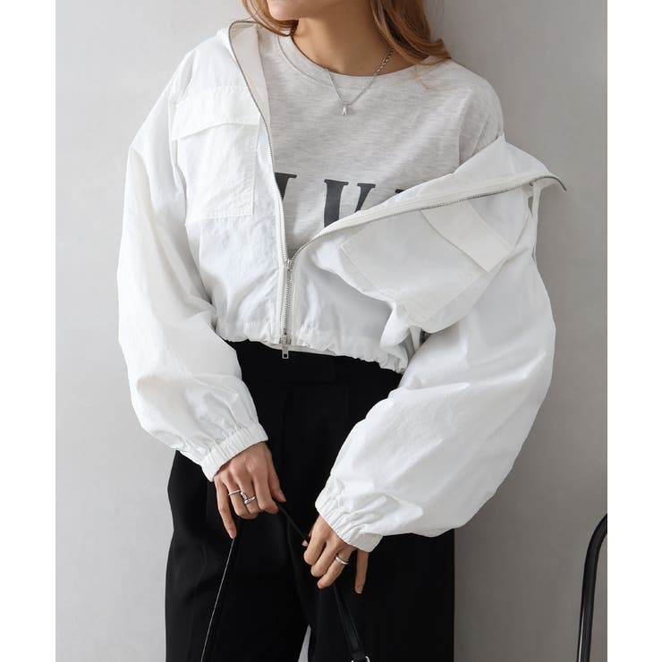 ナイロンダブルZIPフードブルゾン | SpRay | 詳細画像15 