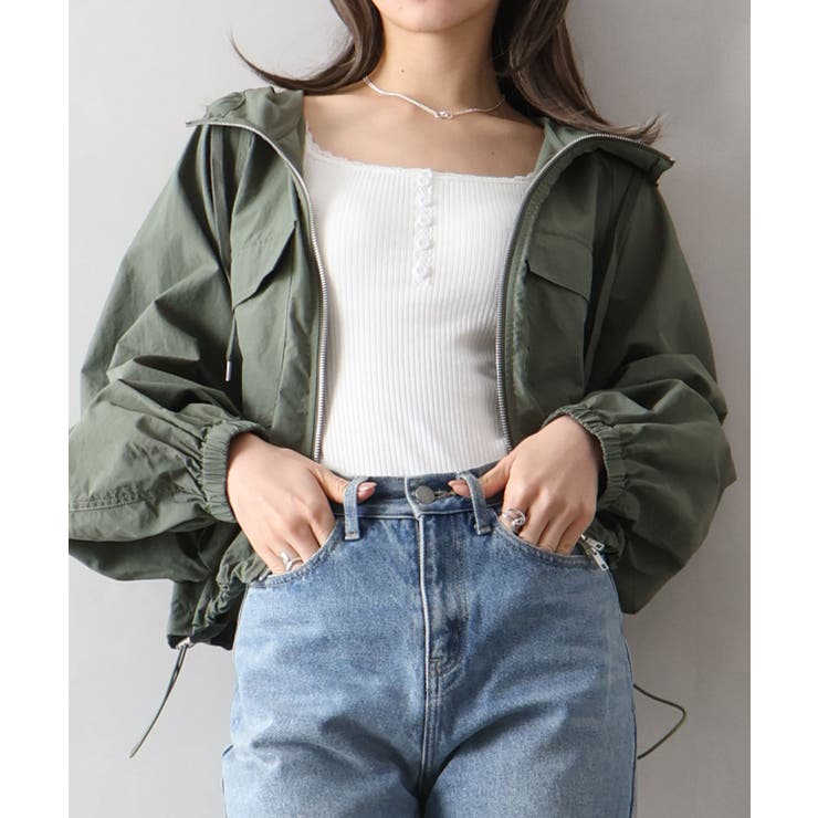 ナイロンダブルZIPフードブルゾン | SpRay | 詳細画像17 