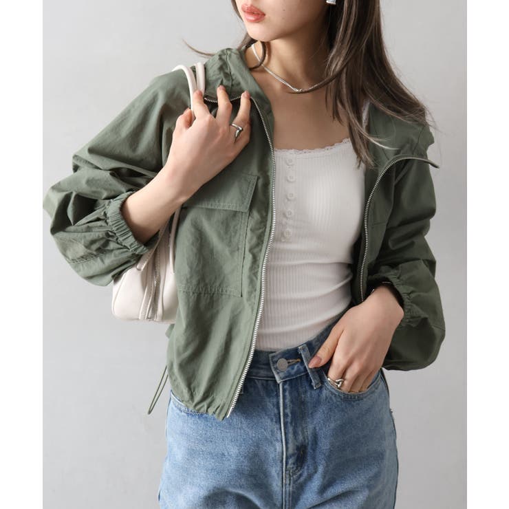 ナイロンダブルZIPフードブルゾン | SpRay | 詳細画像20 