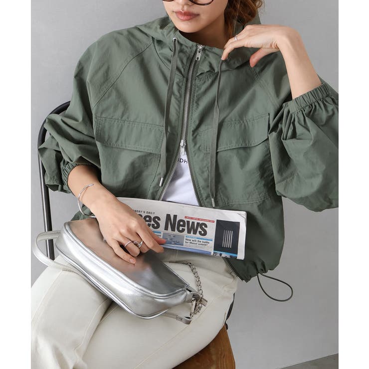 ナイロンダブルZIPフードブルゾン | SpRay | 詳細画像2 