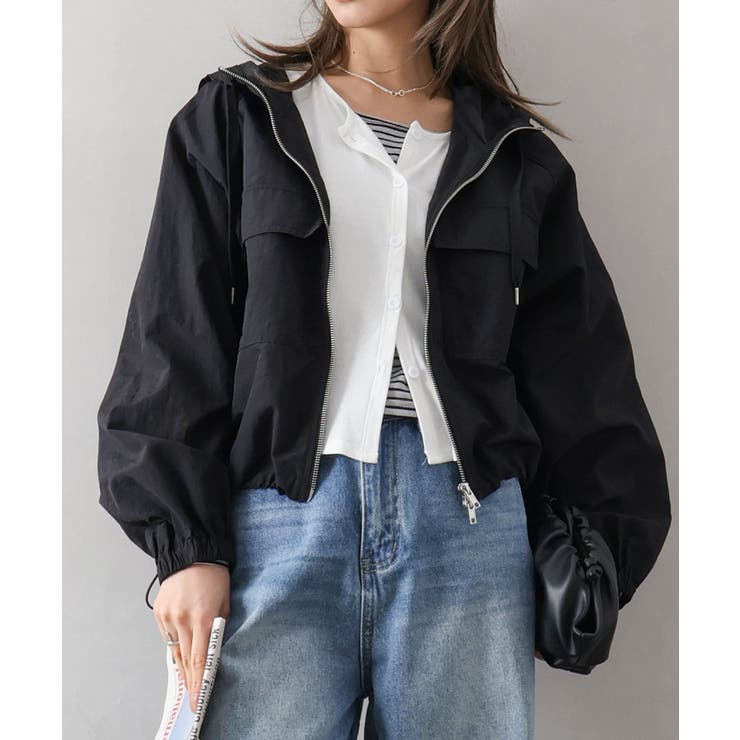 ナイロンダブルZIPフードブルゾン | SpRay | 詳細画像28 