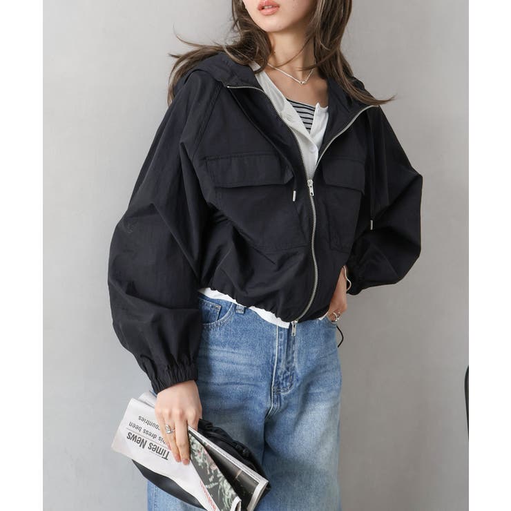 ナイロンダブルZIPフードブルゾン | SpRay | 詳細画像31 