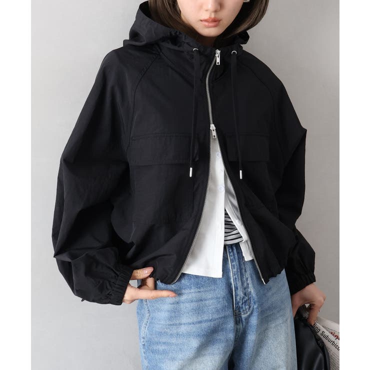 ナイロンダブルZIPフードブルゾン | SpRay | 詳細画像34 