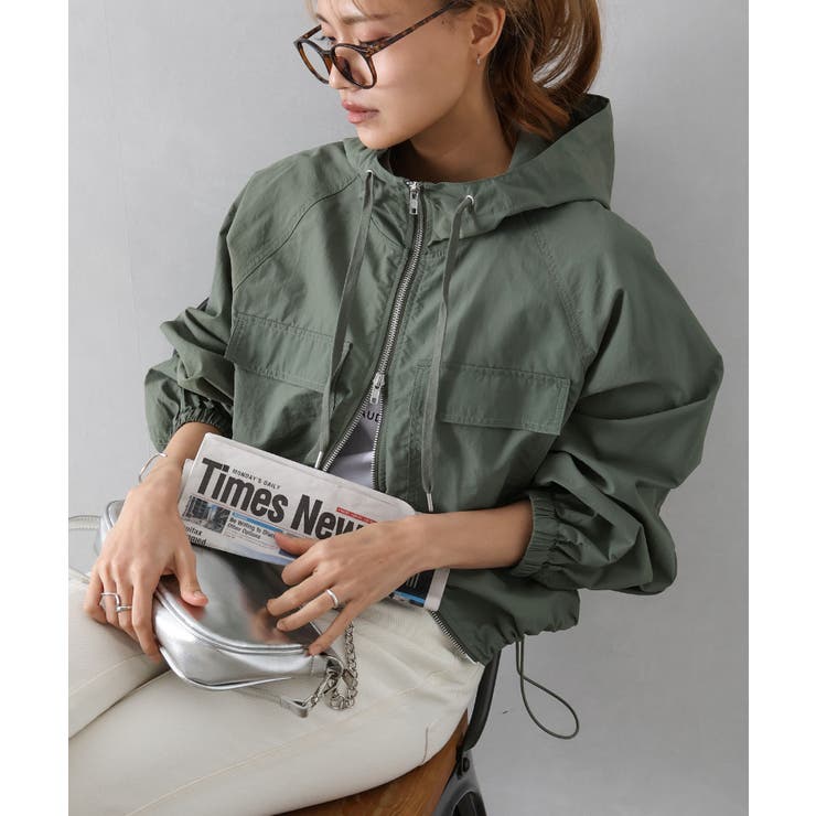 ナイロンダブルZIPフードブルゾン | SpRay | 詳細画像3 