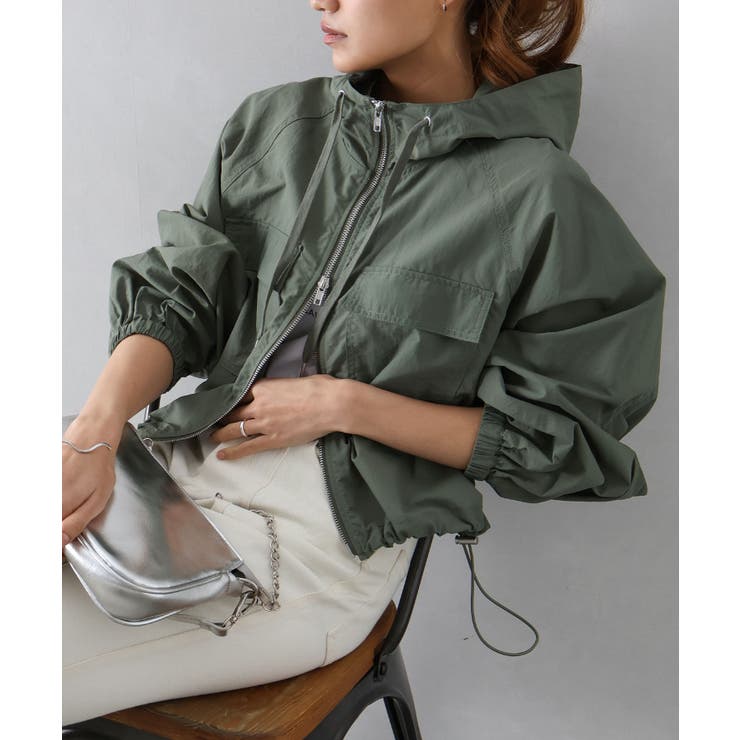 ナイロンダブルZIPフードブルゾン | SpRay | 詳細画像4 