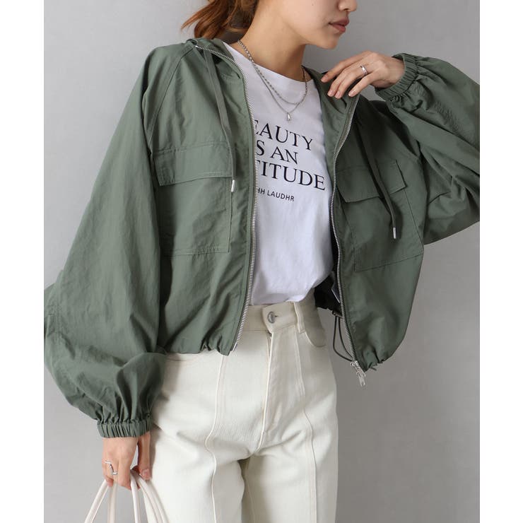 ナイロンダブルZIPフードブルゾン | SpRay | 詳細画像6 