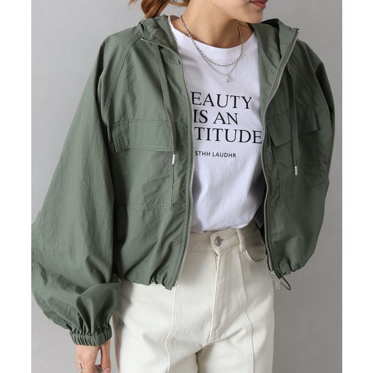 ナイロンダブルZIPフードブルゾン | SpRay | 詳細画像7 