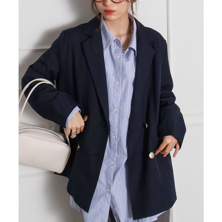 金ボタンダブルジャケット | SpRay | 詳細画像11 