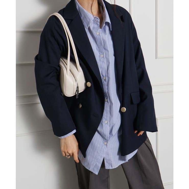 金ボタンダブルジャケット | SpRay | 詳細画像12 