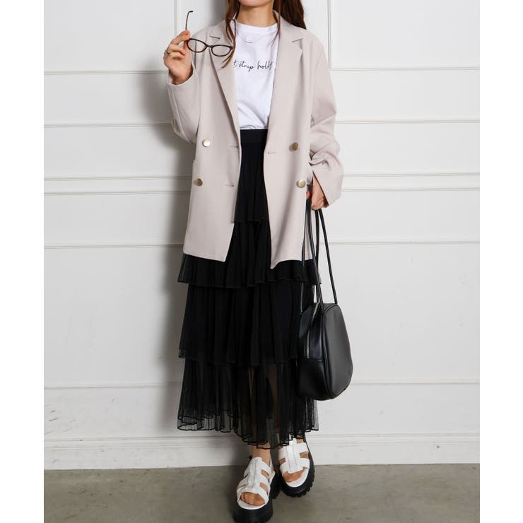 金ボタンダブルジャケット | SpRay | 詳細画像14 