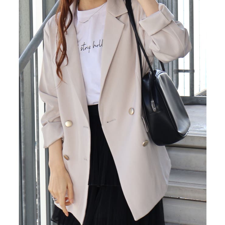 金ボタンダブルジャケット | SpRay | 詳細画像20 