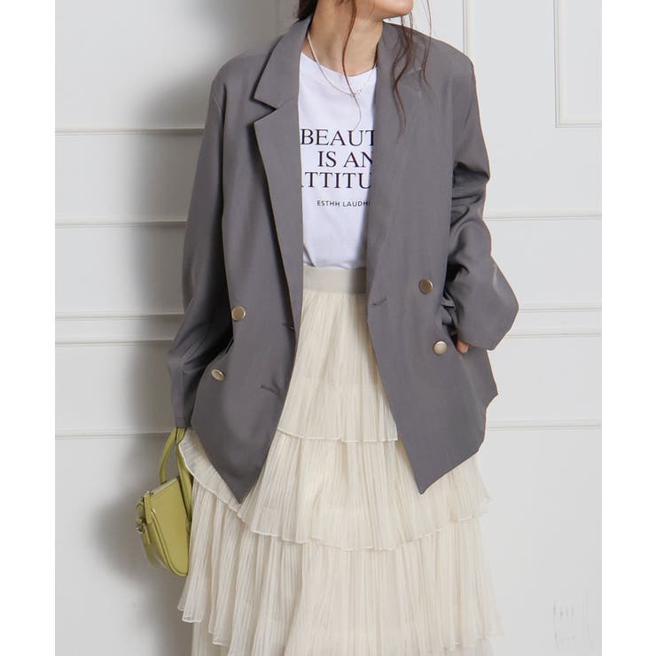 金ボタンダブルジャケット | SpRay | 詳細画像24 