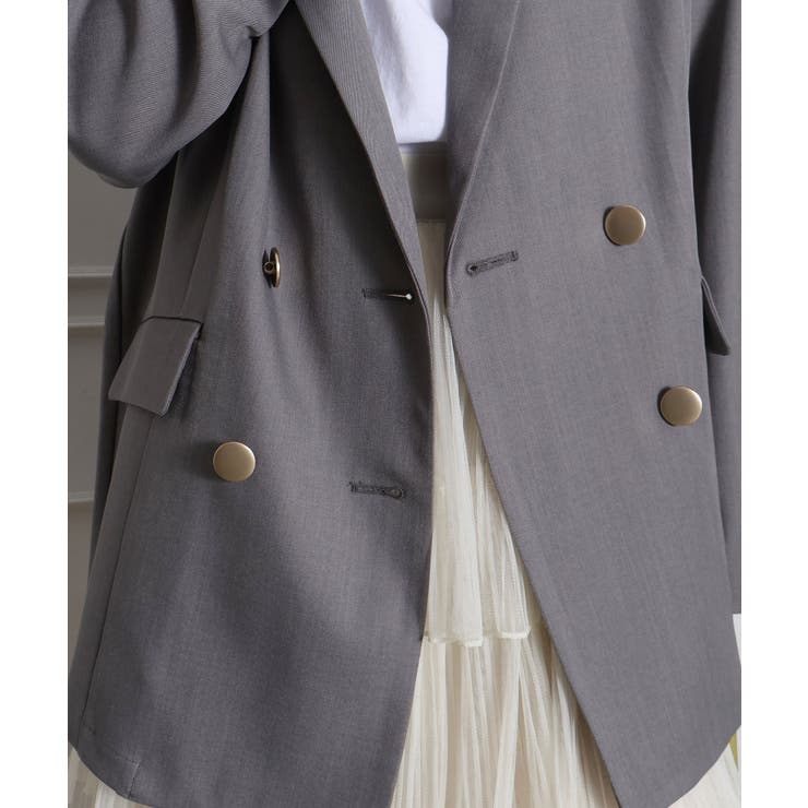 金ボタンダブルジャケット | SpRay | 詳細画像26 