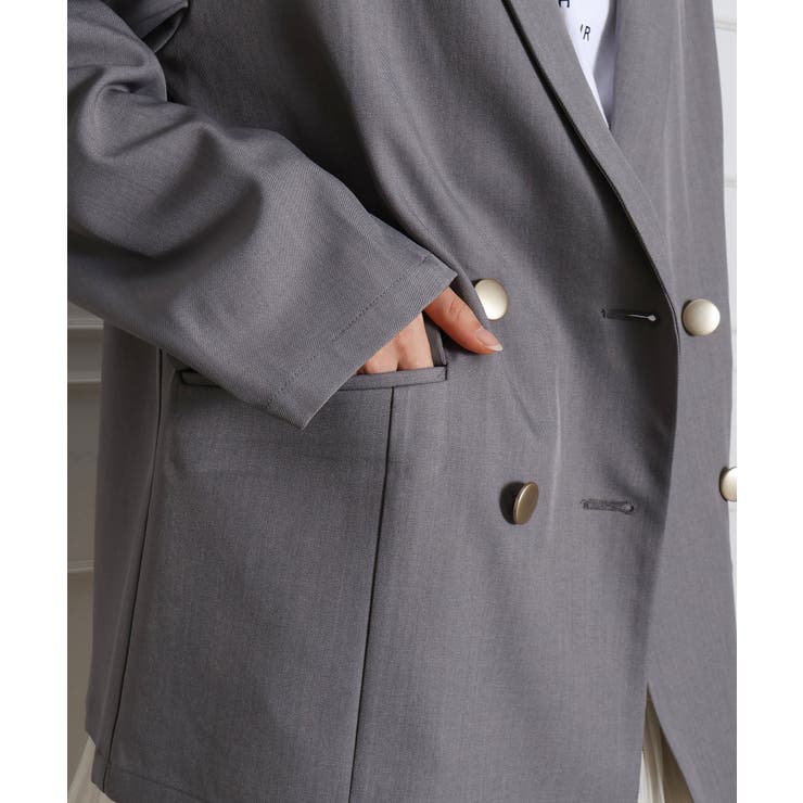 金ボタンダブルジャケット | SpRay | 詳細画像27 