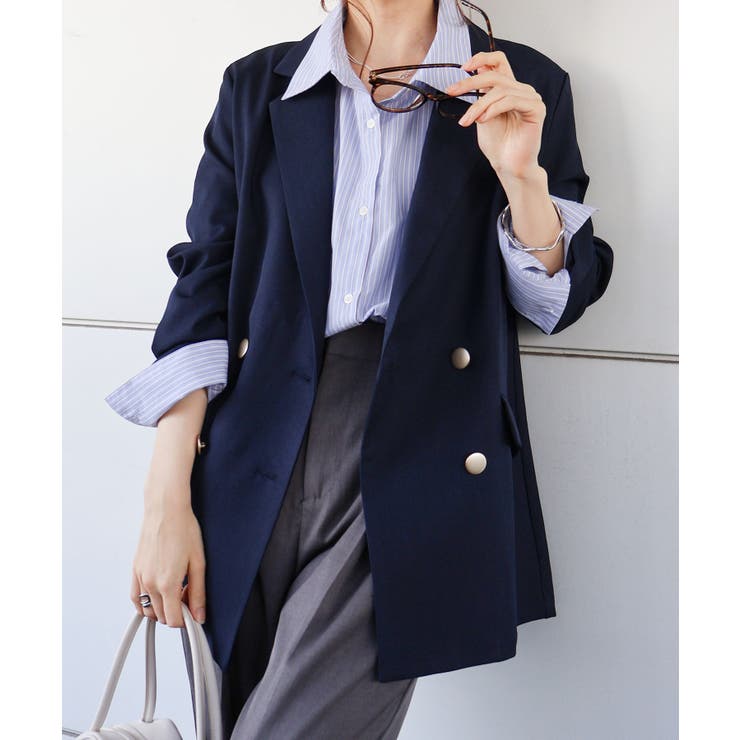 金ボタンダブルジャケット | SpRay | 詳細画像6 