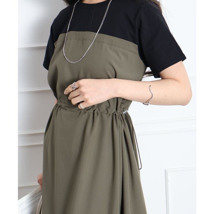 ドッキングショートスリーブバルーンワンピース | SpRay | 詳細画像20 