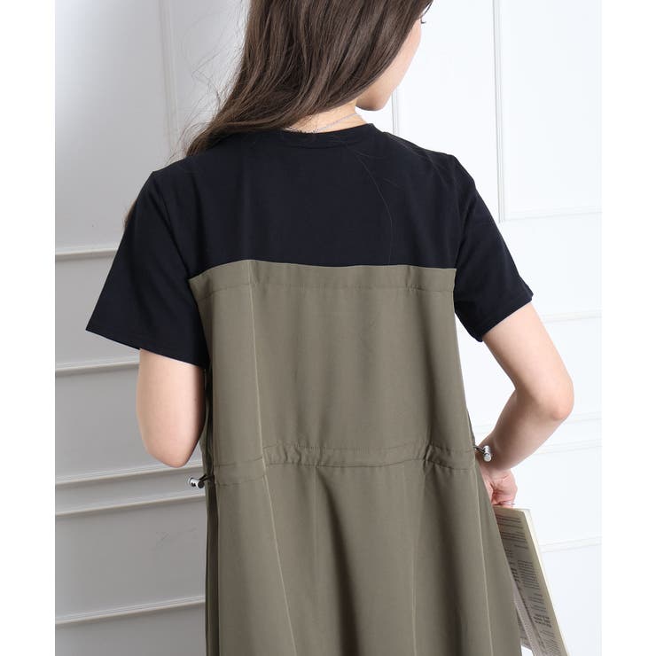 ドッキングショートスリーブバルーンワンピース | SpRay | 詳細画像22 