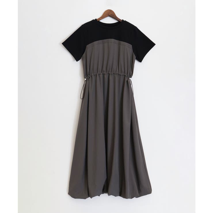 ドッキングショートスリーブバルーンワンピース | SpRay | 詳細画像23 