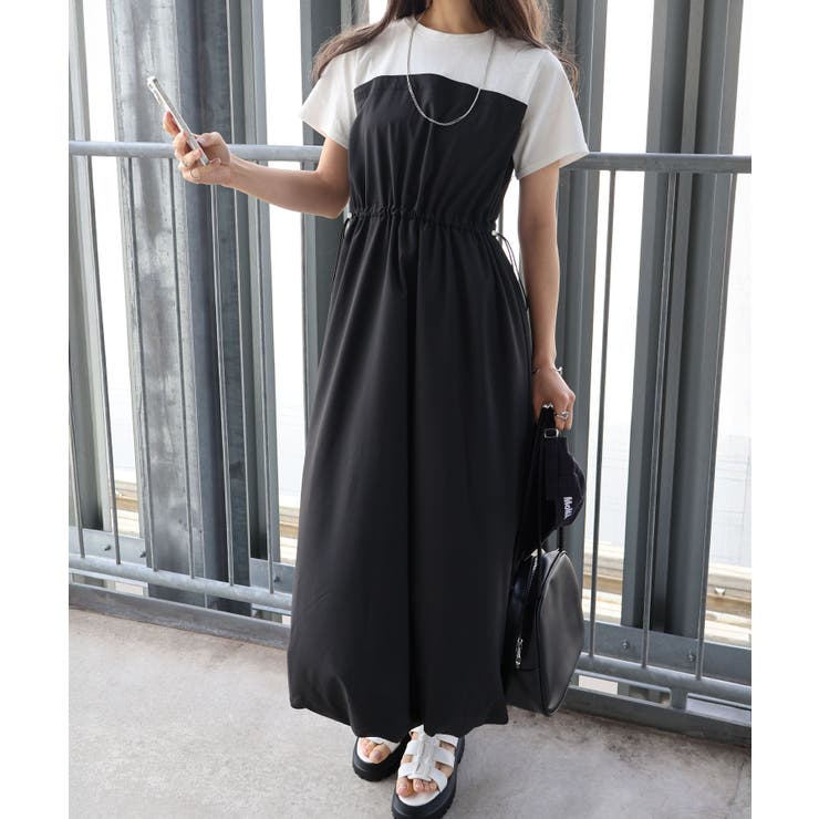 ドッキングショートスリーブバルーンワンピース | SpRay | 詳細画像8 