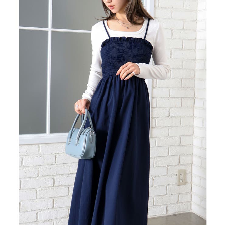 シャーリングジャケット×キャミワンピース | SpRay | 詳細画像9 