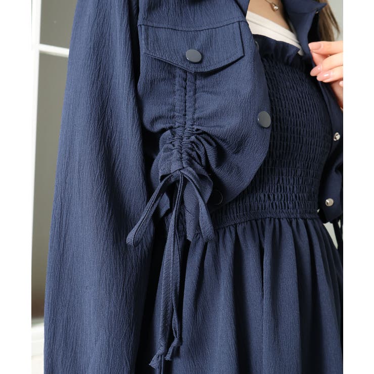 シャーリングジャケット×キャミワンピース | SpRay | 詳細画像13 