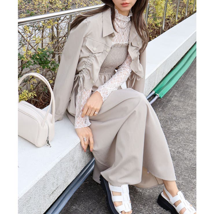 シャーリングジャケット×キャミワンピース | SpRay | 詳細画像20 