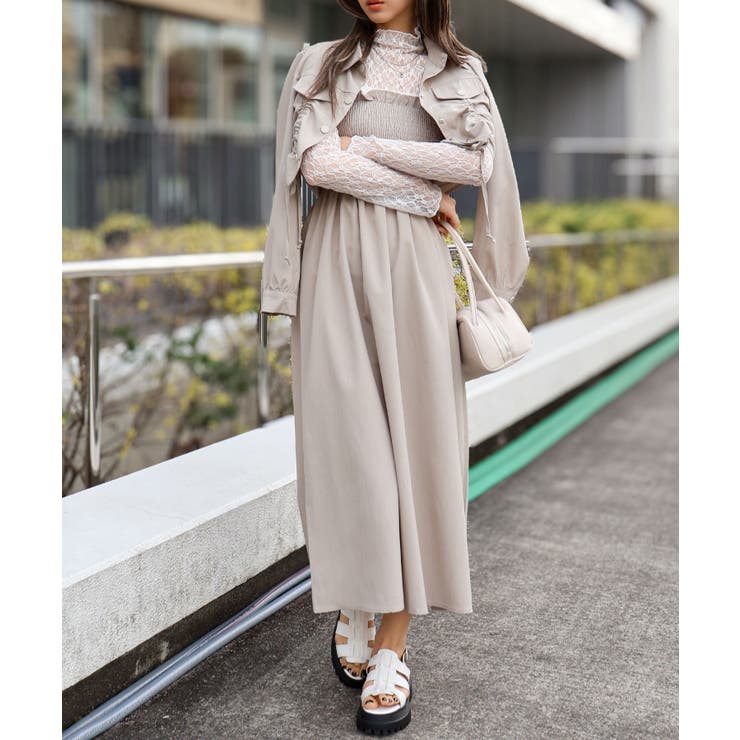 シャーリングジャケット×キャミワンピース | SpRay | 詳細画像22 