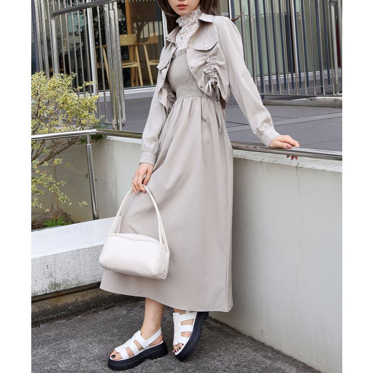 シャーリングジャケット×キャミワンピース | SpRay | 詳細画像23 