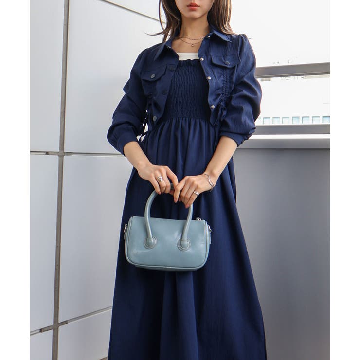 シャーリングジャケット×キャミワンピース | SpRay | 詳細画像3 