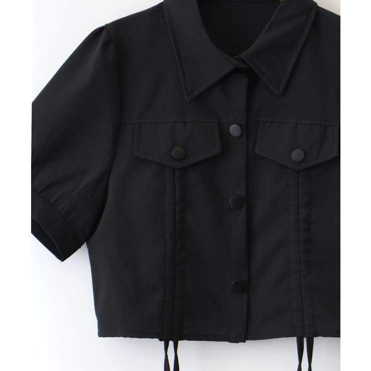 シャーリングショートスリーブジャケットxキャミワンピース | SpRay | 詳細画像19 