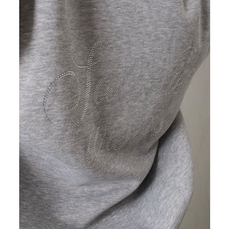 ラメ裏起毛ファー付ロゴＺＩＰパーカー | SpRay | 詳細画像10 