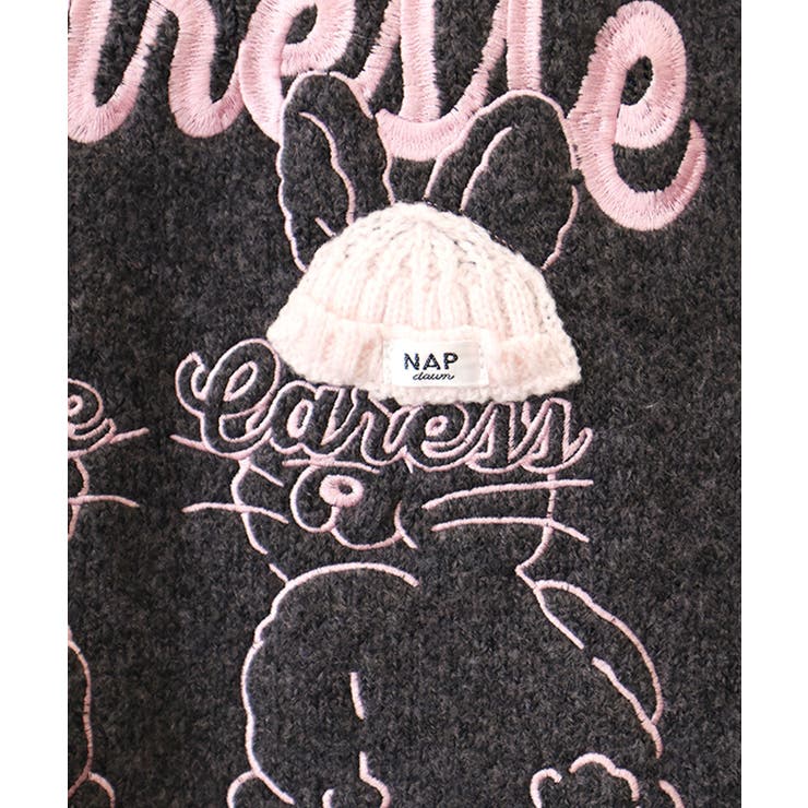 ウサギ刺繍ジャガードニット | SpRay | 詳細画像27 