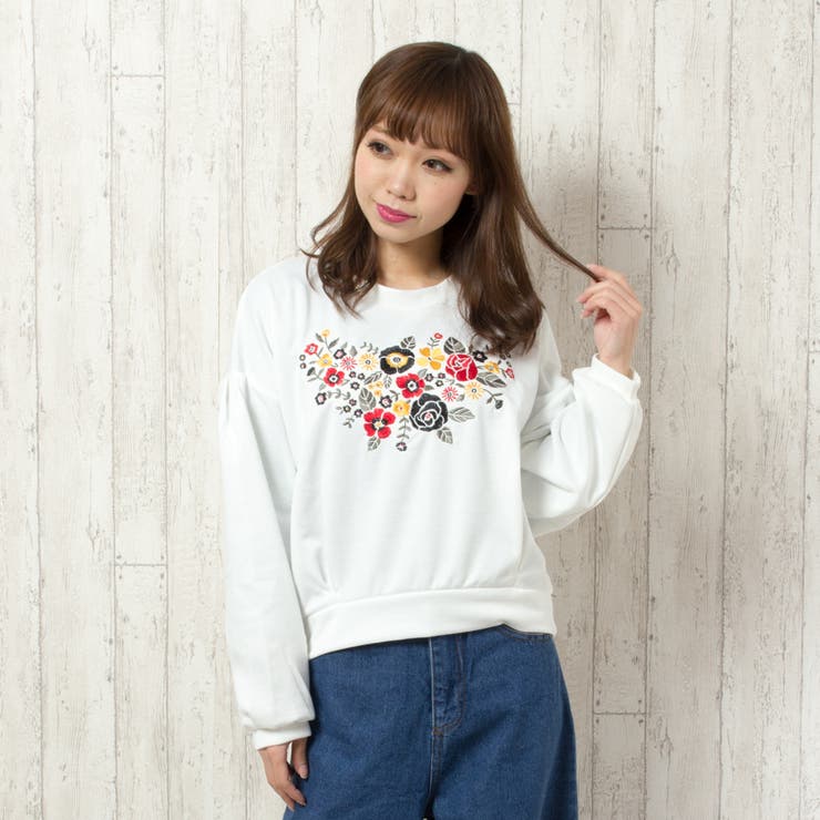 胸花刺繍プルオーバー[品番：SPRW0002214]｜SpRay（スプレイ