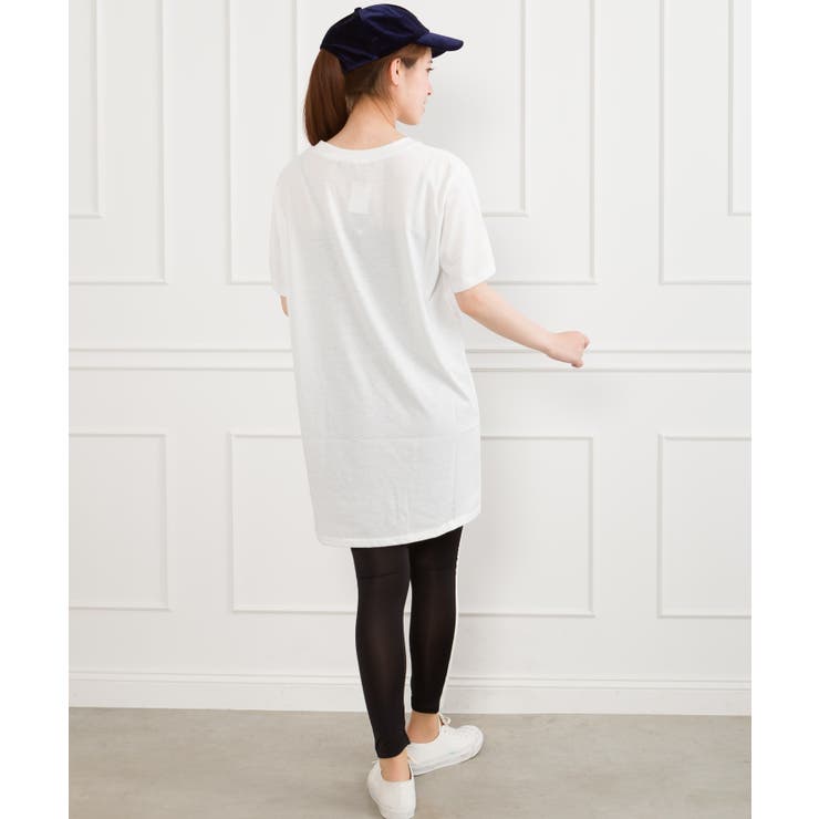 【WEB限定】ラインレギンス付BIG Tシャツ | SpRay | 詳細画像6 