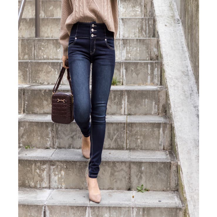 【WEB限定】ストレッチハイウェストSKINNY | SpRay | 詳細画像3 