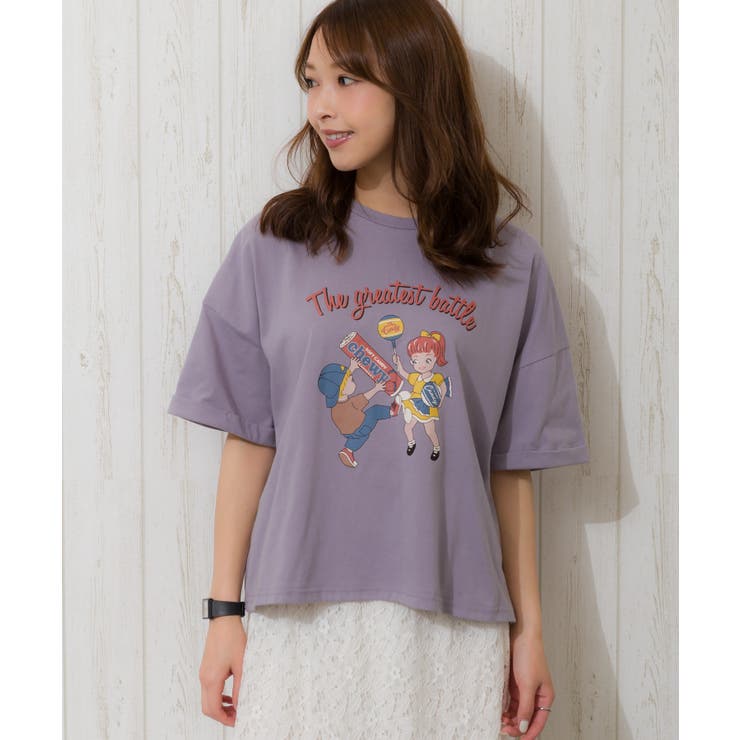 Milklim コットンキャンディ Tシャツ ミントグリーン ゆめかわいい