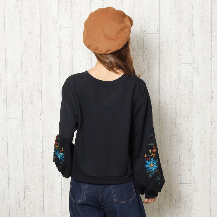 袖刺繍スウェット[品番：SPRW0002159]｜SpRay（スプレイ）の