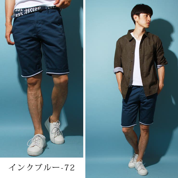 メッシュベルト付き ショートパンツ 短パンBuyer[品番