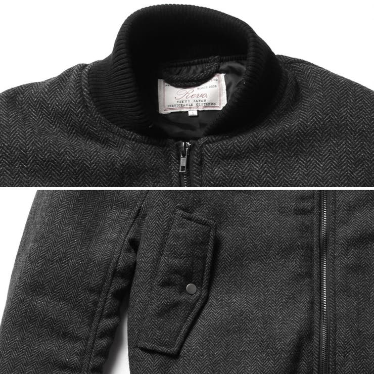 Revo./ウールミックス素材 MA-1タイプ 中綿入りブルゾン | SPUTNICKS | 詳細画像5 