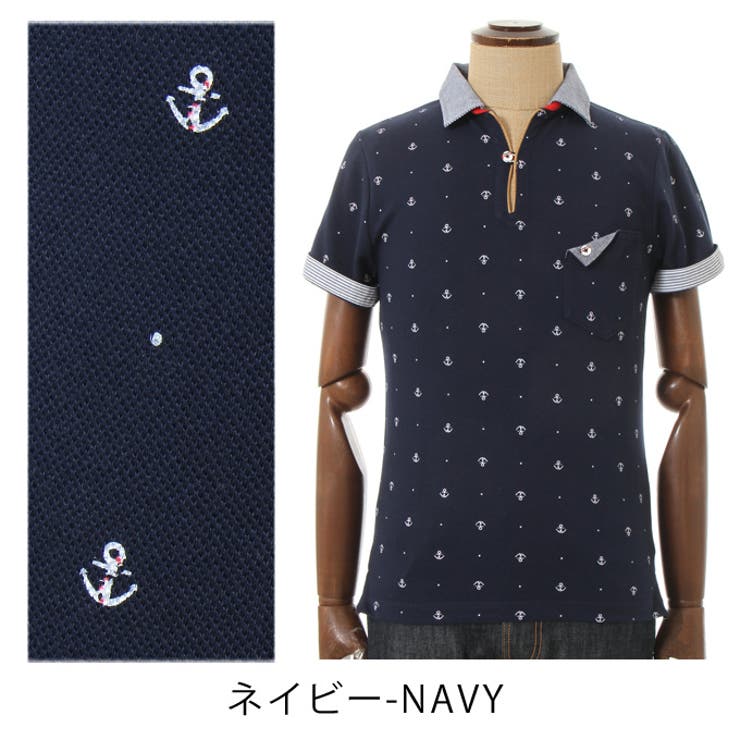 ゴルフモノグラム ポロシャツ（ポロシャツ）｜muta marine golf