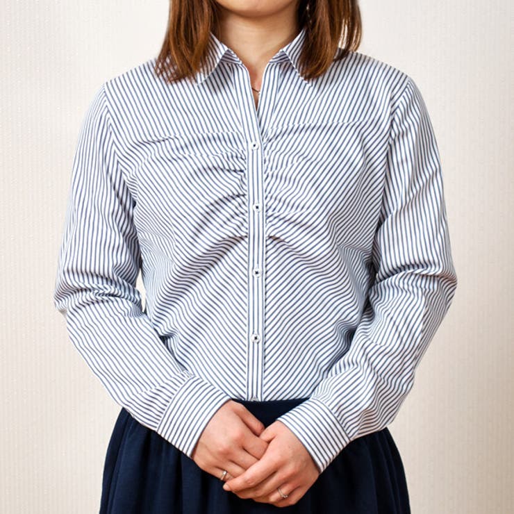 形態安定 スリム ダブルストライプ 品番 Ymkm ワイシャツの山喜 ワイシャツ のメンズファッション通販 Shoplist ショップリスト